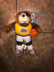 1991 Buen Material Inc Los Angeles Lakers Oso Plus Animal Vintage Envio Gratuito Ebay