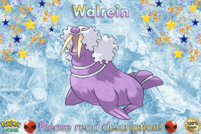 Shiny Walrein Pokémon Center Fukuoka EVENT 6IV Sw/Sh BD/SP HOME (💯Legal ...