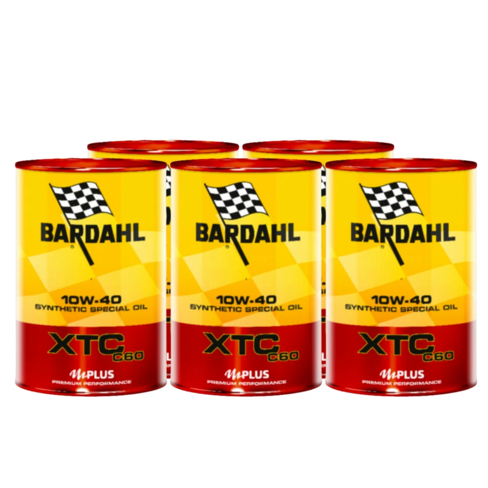 5 LT Olio Motore Auto BARDAHL XTC C60 10W40 Polarplus Fullerene 100% SINTETICO