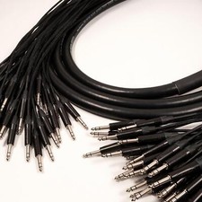 Van Damme Black Series Multicore Loom Stage Snake. Balanced Trs Jack Trs Jack