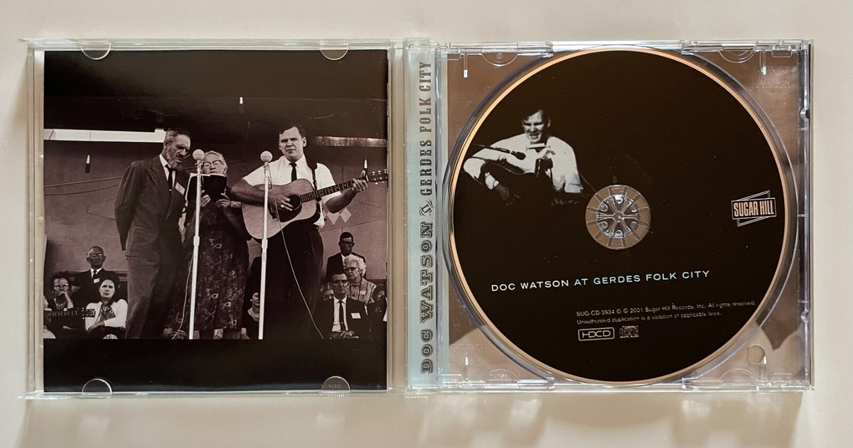 DOC WATSON At Gerdes Folk City LlVE Solo Cannonball Rag Roving