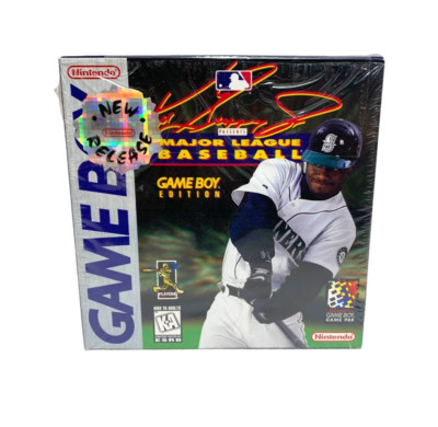 Ken Griffey Jr Presents Major League Baseball GameBoy New Factory Sealed
