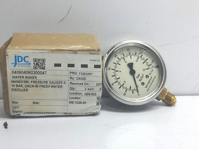 9843037500 Druckmesser 10Bar - Orca-50 Frischwasser Brenner