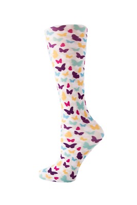 Butterfly Garden 10-18 mmHg Graduated Compression Sock