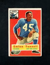 1956 Topps Emlen Tunnell #17  ~  NY Giants