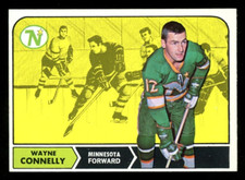 1968-69 TOPPS HOCKEY NHL #50 Wayne Connelly NM-MT MINNESTA NORTH STARS WILD Card