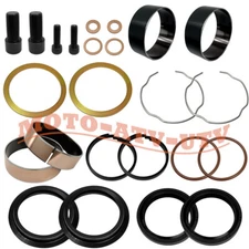 49mm Front Fork Leg Boots Rebuild Kit Set For Harley Dyna Fat Bob FXDF 2008-2017