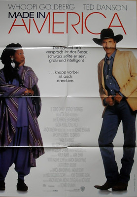 P98 Original Kinoplakat  MADE IN AMERICA Whoopi Goldberg/Ted Danson