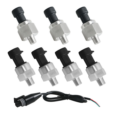 100PSI-1600PSI Stainless Steel Thread Pressure Transmitter Sensor for Oil Tank
