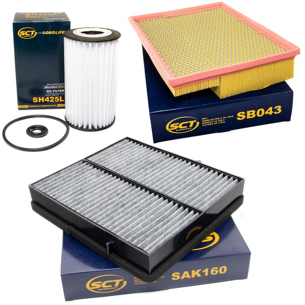 Inspektionspaket Filterset SCT FüR Mercedes M-Klasse ML 55 320 350 430 500 W163-image