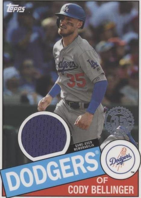Carte à Collectionner Cody Bellinger - Los Angeles Dodgers 2020 Topps Diamond Icons #PP-CB (tirage Limité 5/5)