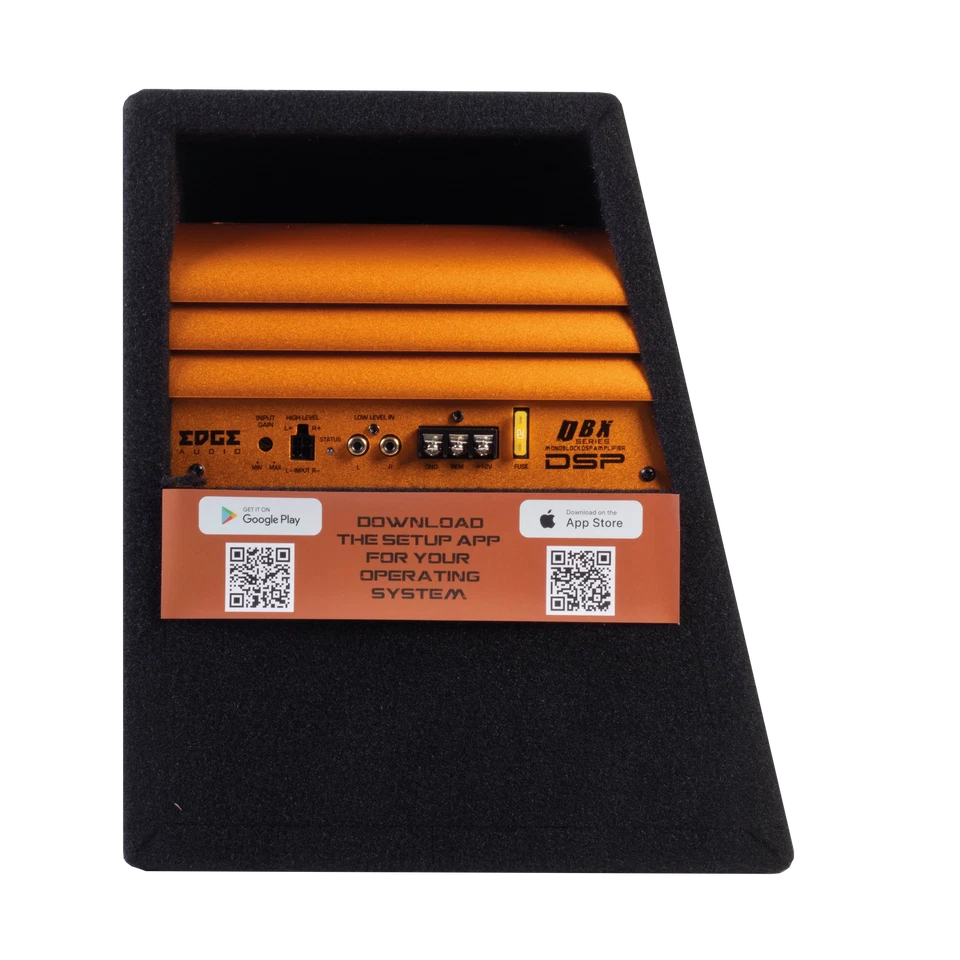 Edge EDBX10ADSP Dbx-Serie 25.4cm 900 Watt Bass Sub Gehäuse Dsp Integrierter Amp - Bild 3 von 4