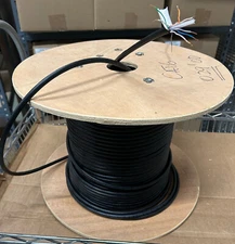 Cat 6E Network Cable, 550MHz, UV rated, 23AWG bare copper, UTP, direct burial