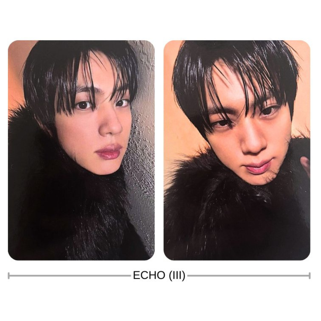 BTS JIN SEOKJIN ALBUM ECHO PC PHOTOCARD ONLY ALL VERSION OFFICIAL