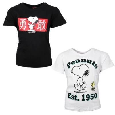 Peanuts Snoopy Jugend Mädchen T-Shirt Shirt Gr. 134-164 100% Baumwolle - Bild 1 von 4