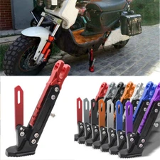 Universal Adjustable Aluminum Alloy Motorcycle Side Stands Kickstand Holder CNC