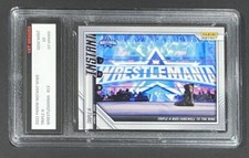 2022 PANINI INSTANT WWE TRIPLE H 1ST GRADED 10 BIDS FAREWELL WRESTLEMANIA #13 SP