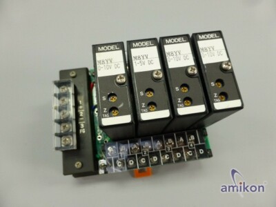M-System Co Signal Converter M8YV-444-R 4 Stück M8BS-4U0-R-X