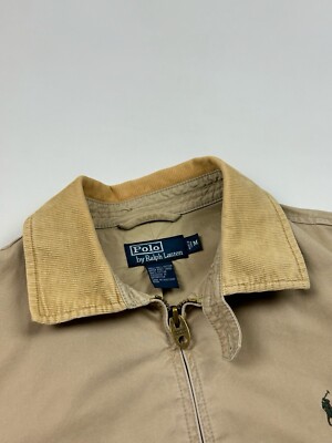 00's Vintage Distressed Polo Chin Strap Boxy Work Jacket | eBay