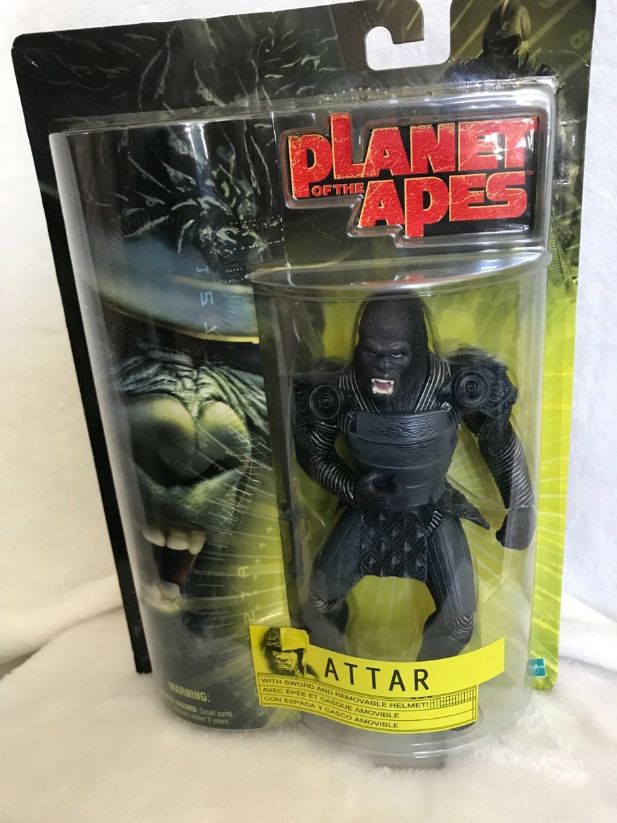New 2001 Hasbro Planet Of The Apes POA Attar Action Figure