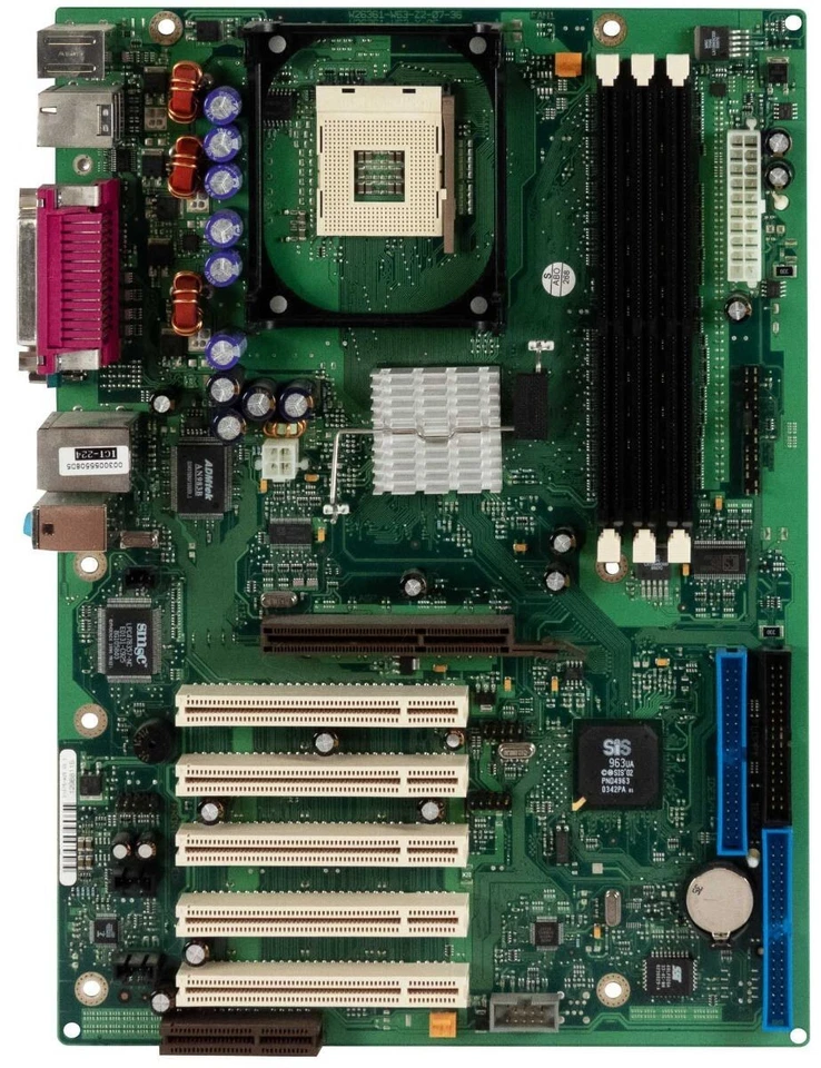 Mainboards Fujitsu D1675-A25 GS1 Socket 478 DDR Sis 648FX/963 1xAGP 5xPCI ATX - Image 2 of 3