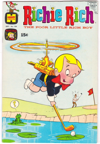 Richie Rich the Poor Little Rich Boy #109 - High-Grade Harvey Comic 1971  FVF - Picture 1 of 2