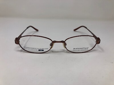 Manhattan Eyeglasses Frames S3137 Metal Brown 50-17-135 NP72