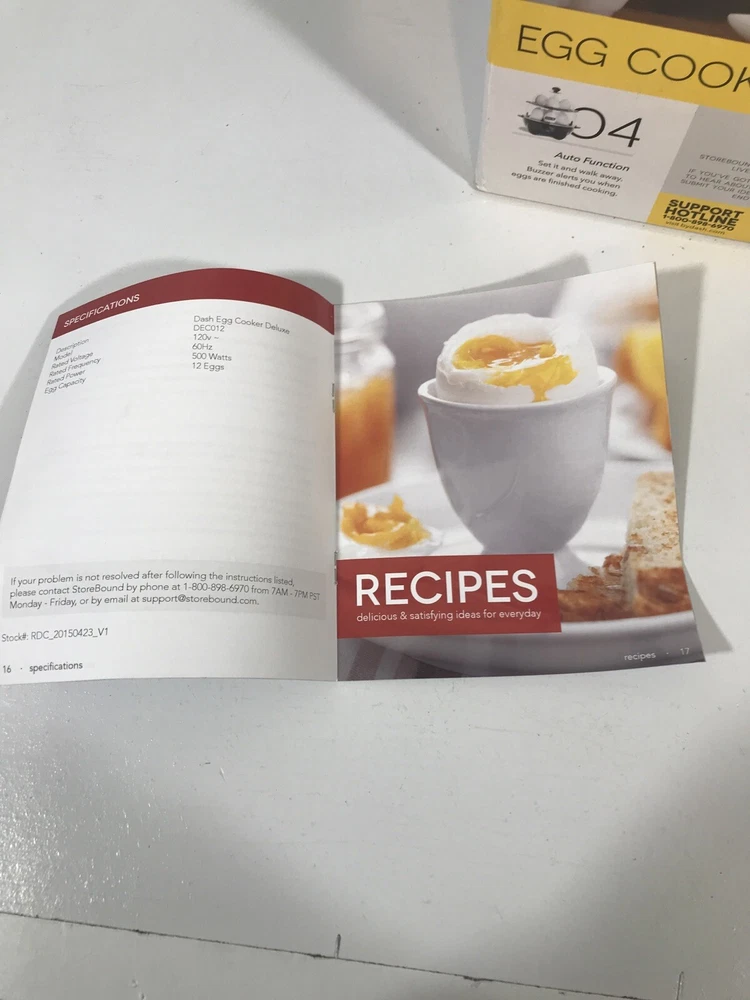 Dash Deluxe Rapid Egg Cooker for Perfect Hard Boiled Eggs Fast