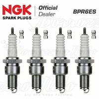 4 Kerzen Original NGK BPR6ES Ford Escort Rs 1.6 12.1974 - 08.1980 LC