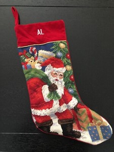 personalized christmas stocking “Al”