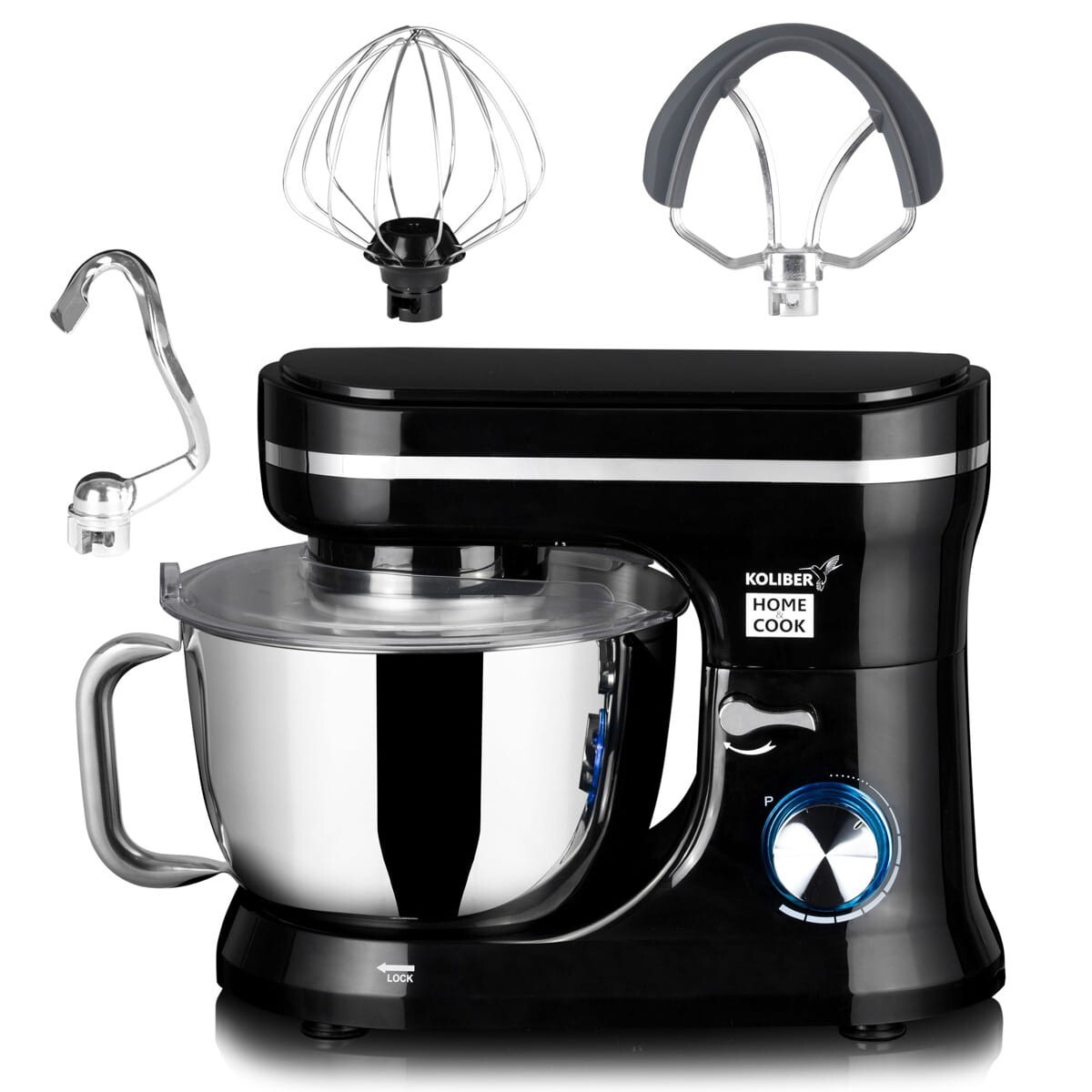 Küchenmaschine X2400W Planetenrührwerk Rührer Hacken Mühle Fleisch Saft Kneten
