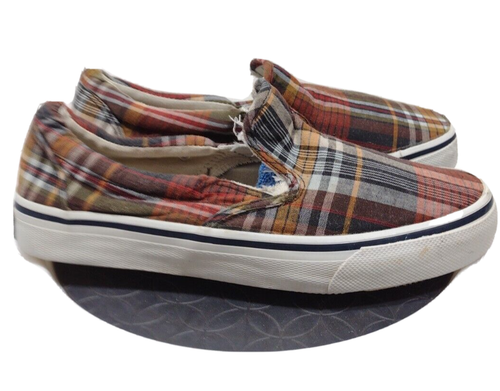 Dexter Mens Size 9.5 Shoes red Plaid 