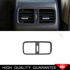 For Honda CRV 2012-2016 Black Wood Grain Car Back Row Air Outlet Vent Cover Trim