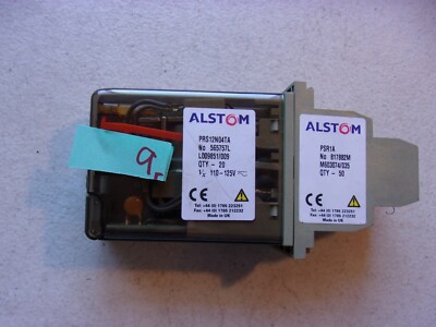 ALSTOM PRIMA PRS1204TA 565757L L009851/009 PSR1A RELAY & BASE (BIN14)