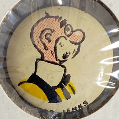 Pop Jenks Kellogg's Pep Pinback Cereal Premium Prize c1945-46