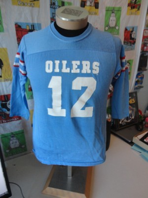 Vintage NFL Rawlings Houston Oilers Ken Stabler 12 Durene Jersey  