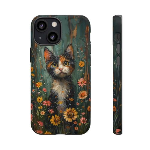 Calico Cat Pastel Floral Phone Case for iPhone, Samsung Galaxy, Pixel - 第 70/191 張圖片