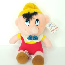 Vintage Walt Disney's Animated Film Classic Pinocchio Plush Doll Toy 8" W/TAGS