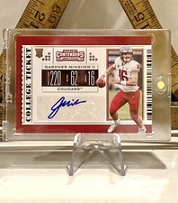 GARDNER MINSHEW II RC Auto Panini CONTENDERS COLLEGE TICKET Cougars 2019