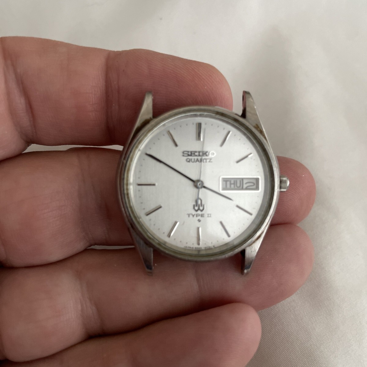 SEIKO Type II 8223-6000 ブラック シルバー\" SEIKO Type II 8223-6000 ブラック シルバー