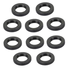10x CAMVATE 5/8"-27 Dual Lock Nuts fr 5/8" Cold Hot Shoe Adapter Screw Mic Mount