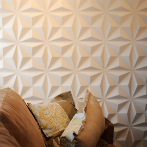 PVC 3D Wall panel Decorative Wall Ceiling Tiles Cladding NOT BAMBOO 50cmx50cm - Picture 15 of 126
