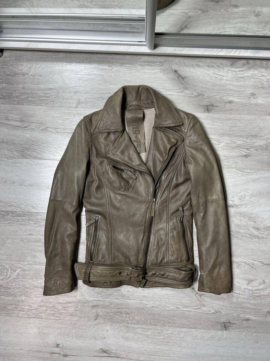 GMS-75 Leather Biker Jacket Women's Size S Gimo's | eBay GMS-75 Leather Biker Jacket Women's Size S Gimo's | eBay