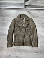 GMS-75 Leather Biker Jacket Women's Size S Gimo's