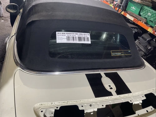 MINI Cooper R59 Roadster Convertible Rear Roof Edging Rubber Seal Trim Set of 3