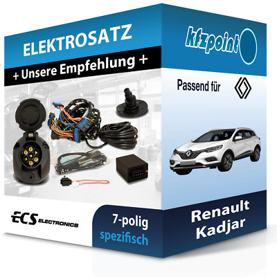Für Renault Kadjar 06.2015-10.2018 ECS E-Satz 7polig fahrzeugspezifisch NEU