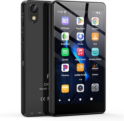 Fanvace 96GB MP3 Player mit Bluetooth Kamera, Android 13 MP3 MP4 Player