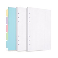 A5 Refill Paper, Dotted Paper Planner Inserts for Binder Budget Planner 240 Page