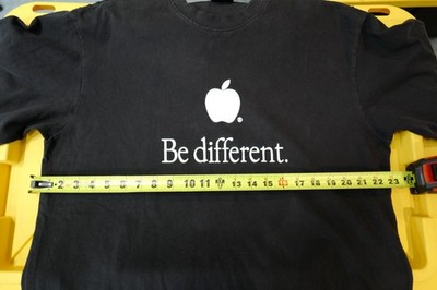 Balenciaga Be Different Apple Tee Shirt Oversized VTG FW22- Size