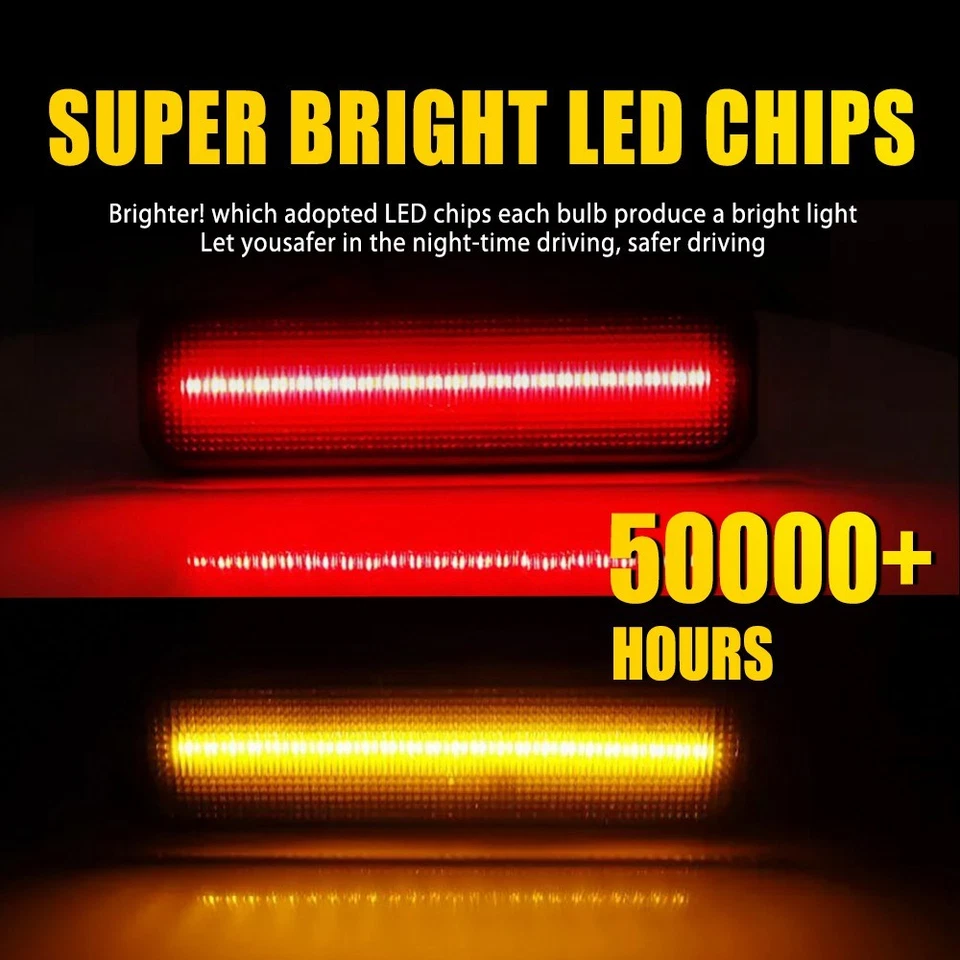 Luz de señalización lateral*4 para camioneta Dodge D100 D150 D250 D350 W100 W150 W250 W350 W450 Foto 3 de 4